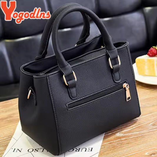 Yogodlns women beading pendant handbag ladies embossed shoulder bag ladies Messenger bag