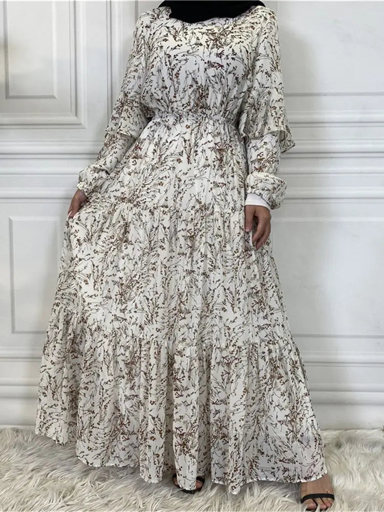Ramadan Eid Chiffon Abaya Dubai Islam Pakistan Muslim Modest Dress Turkey Dresses Abayas