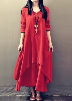 Pakistani Vintage Boho Ethnic Long Sleeve Maxi Dresses Clothes