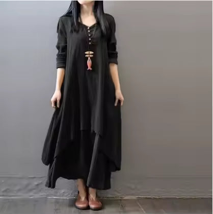 Pakistani Vintage Boho Ethnic Long Sleeve Maxi Dresses Clothes