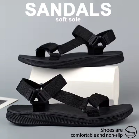 Summer Outdoor Wadable Sandals Man Arch Support Yoga Mat Insole Gladiator Open Beach Slippers